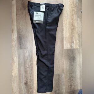 Louis Raphael Black Stretch Gabardine Pants